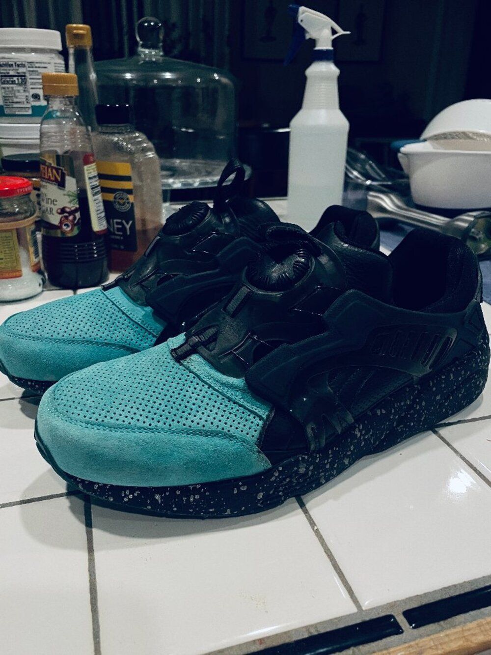 Puma Ronnie Fieg KITH Disc Blaze Coat Of Arms COA Mint Atlantis Mens 11.5 US 45